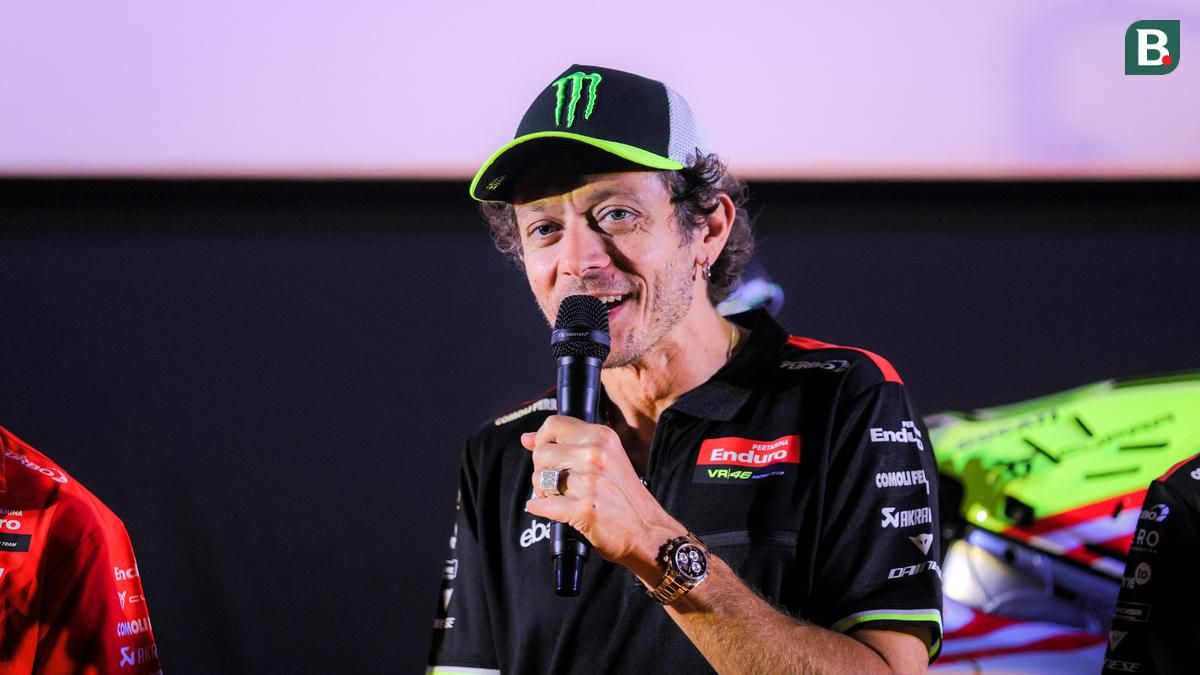 Valentino Rossi Jajal Sirkuit Mandalika Bersama VR46 Academy