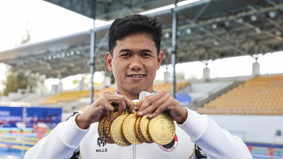Jendi Pangabean Sabet Tujuh Emas di ASEAN Para Games 2025