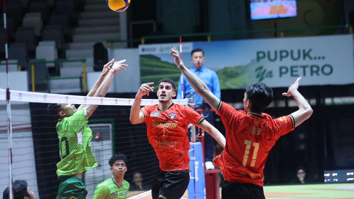 Surabaya Samator Taklukkan Jakarta Garuda Jaya 3-0