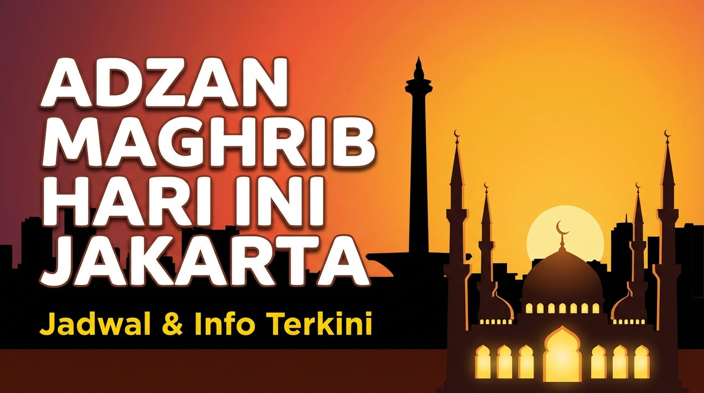 Jadwal Adzan Magrib Hari Ini Jakarta 21 Februari 2026 dan Keutamaan Menjaga Waktu Shalat