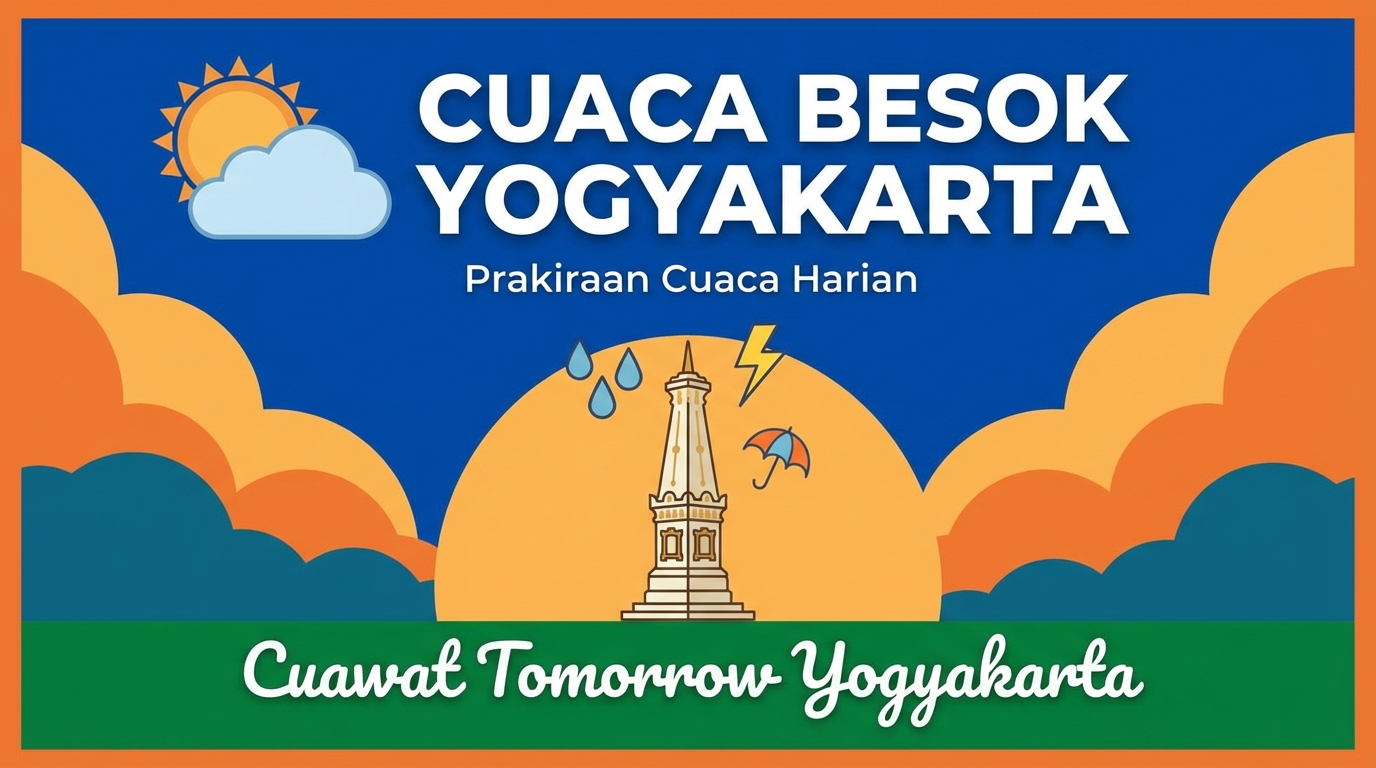 Prediksi Cuaca Besok DIY Yogyakarta 25 Februari 2026: Waspada Hujan Merata di Seluruh Wilayah