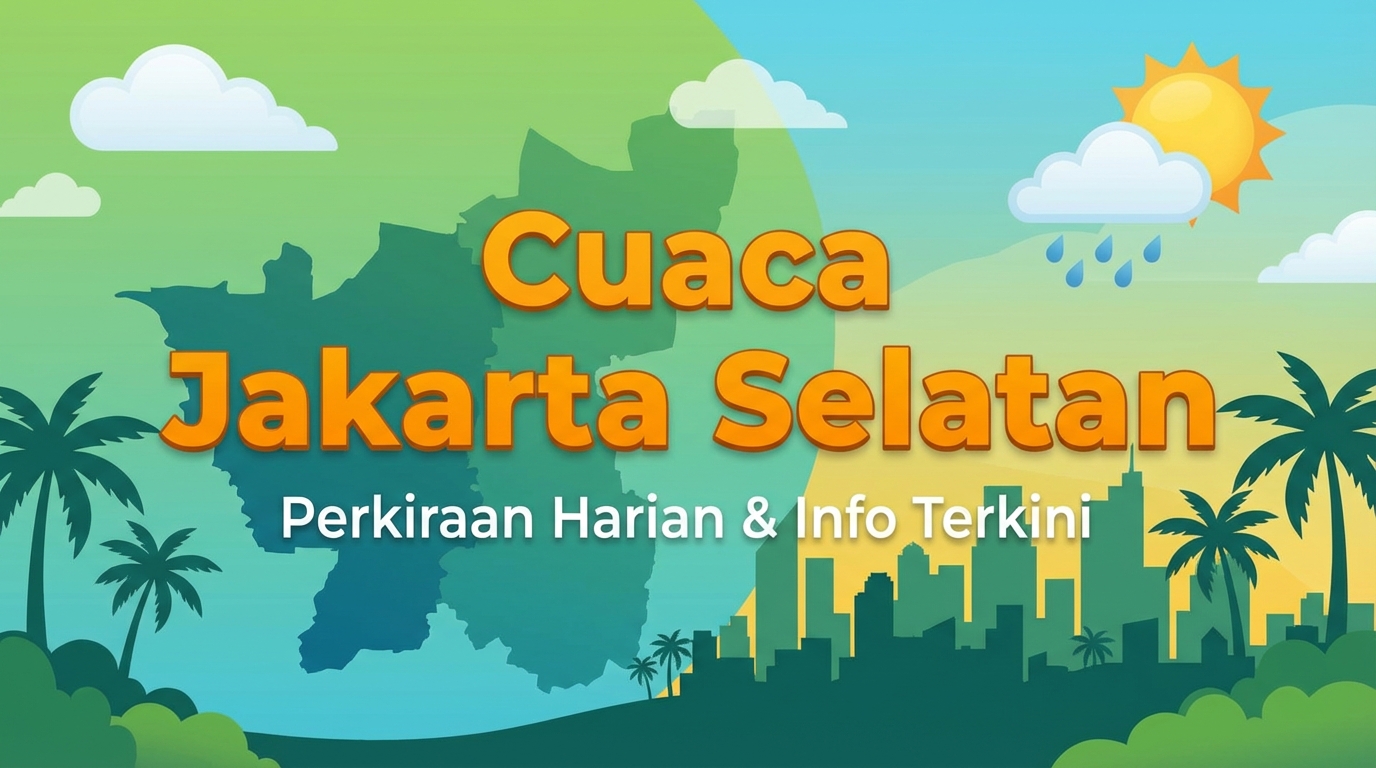 Waspada Hujan Ringan Merata, Cek Prakiraan Cuaca Jakarta Selatan Hari Ini 17 Februari 2026