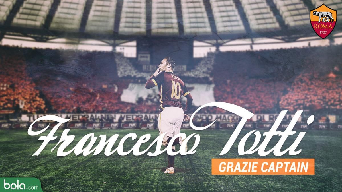 Francesco Totti, De Rossi, dan Conti: Legenda AS Roma
