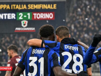 Inter Milan Lolos Semifinal Piala Italia Usai Tekuk Torino 2-1, Rotasi Berbuah Hasil