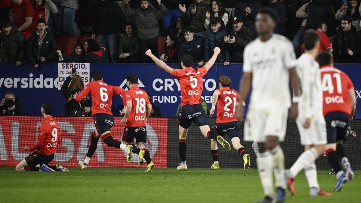 Real Madrid Kalah dari Osasuna, Puncak Klasemen Terancam