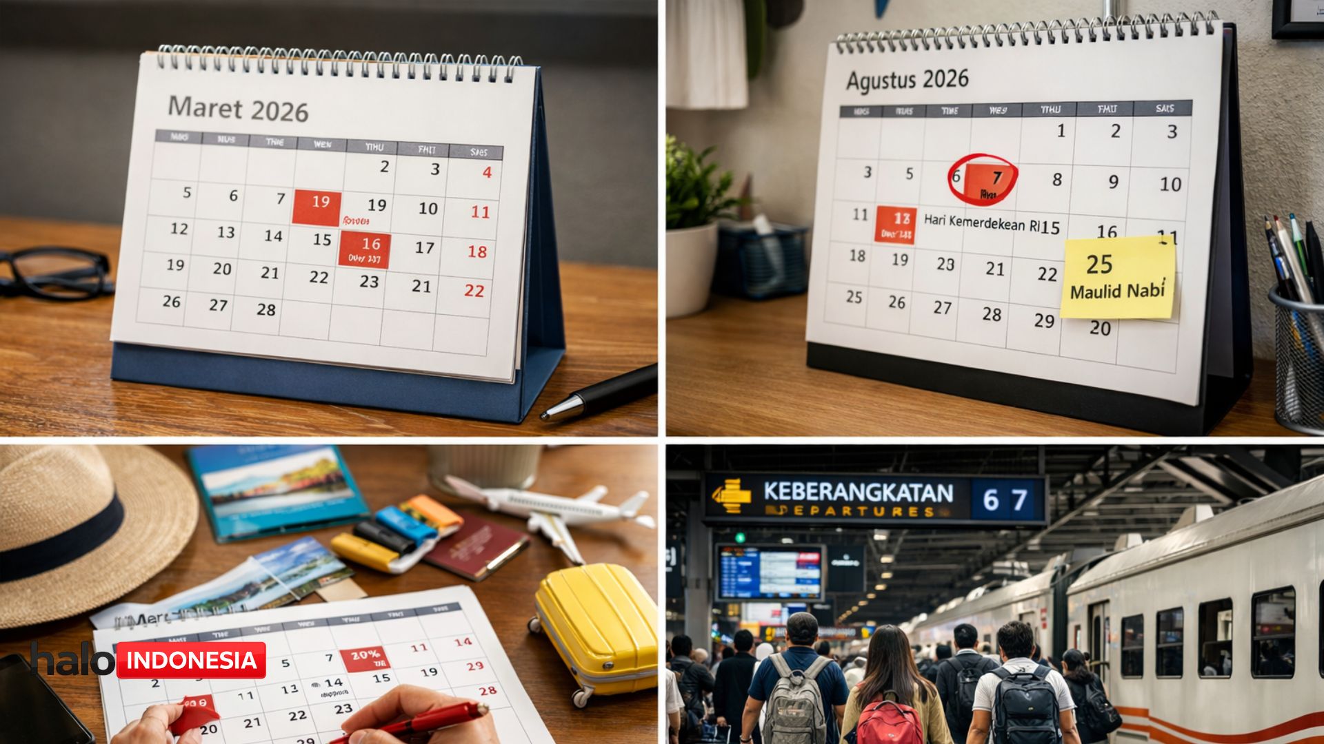Kalender Libur Nasional 2026 Terbaru: Catat Sisa Tanggal Merah Maret–Desember, Banyak Long Weekend