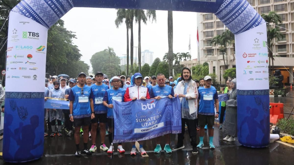 Care for Sumut Charity Run Galang Dana Pascabencana