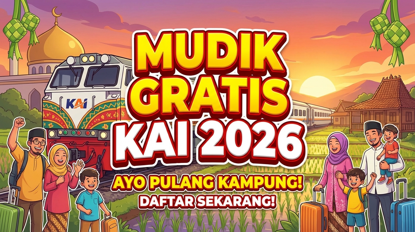Siap War! Mudik Gratis KAI 2026 13 Februari 2026 Dibuka Besok, Cek Syarat dan Rute KA Tawang Jaya