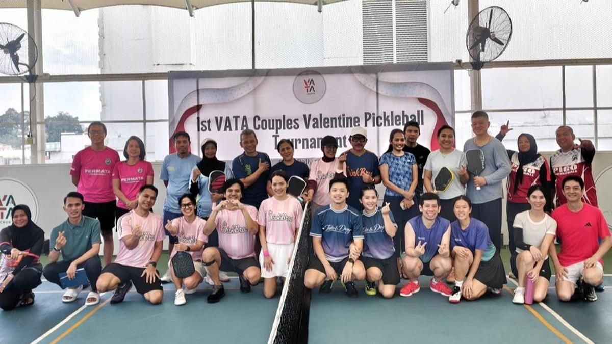Pasutri Adu Skill di VATA Pickleball Tournament Valentine