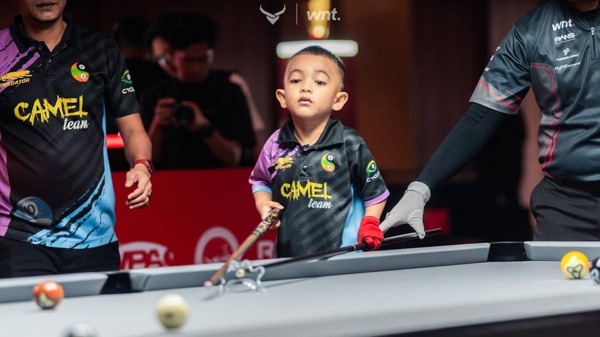 Fajar Alamri, Bocah 5 Tahun Unjuk Kebolehan di Biliar Internasional