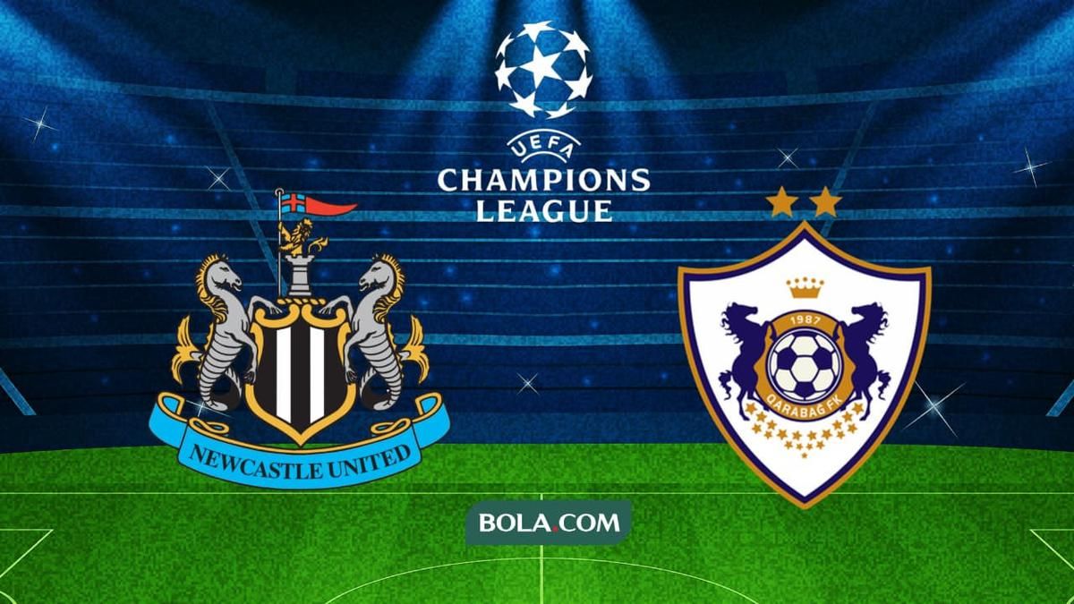 Newcastle United Jamu Qarabag di Liga Champions 24 Februari 2026