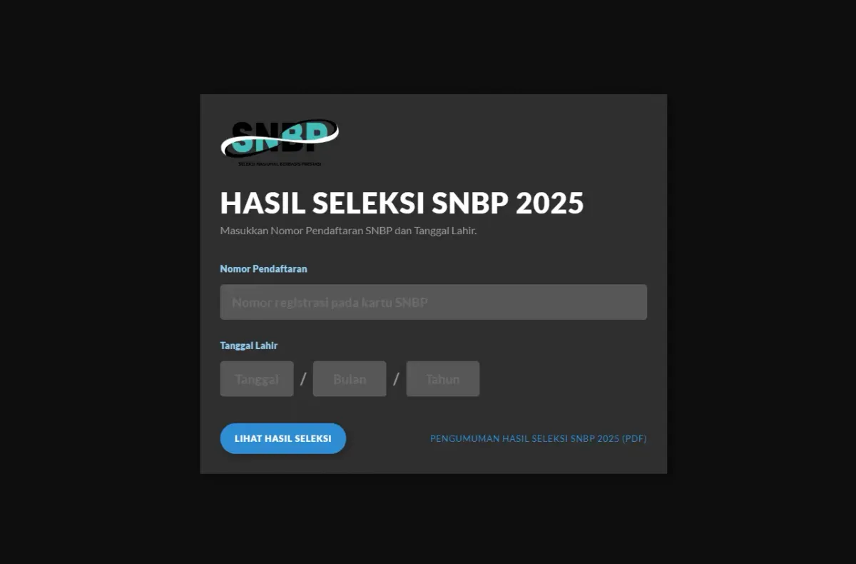 Pengumuman Hasil SNBP 2026: Link Resmi dan Cara Cek