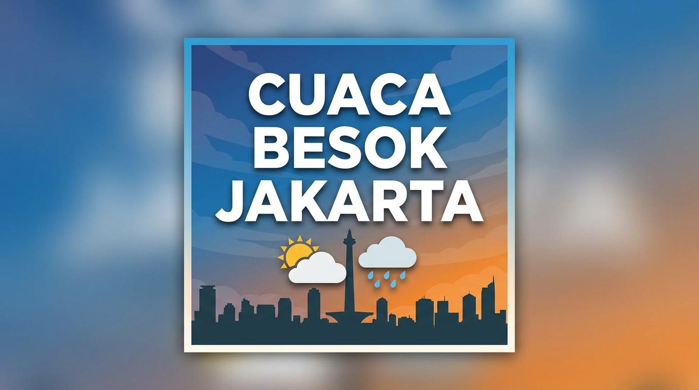 Cuaca Besok Jakarta 10 Maret 2026: Hujan Ringan Intai Beberapa Wilayah