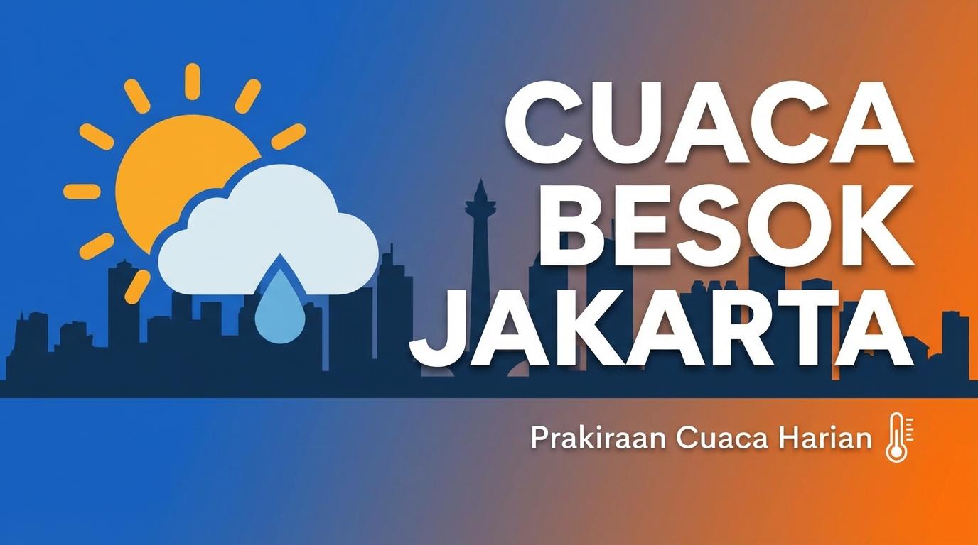 Cuaca Besok Jakarta 18 Maret 2026: Mayoritas Wilayah Berawan, Ini Rinciannya
