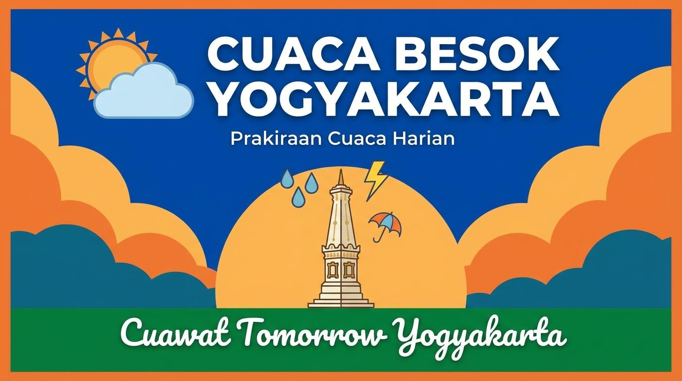 Cuaca Besok Yogyakarta 11 Maret 2026: Semua Wilayah Berawan