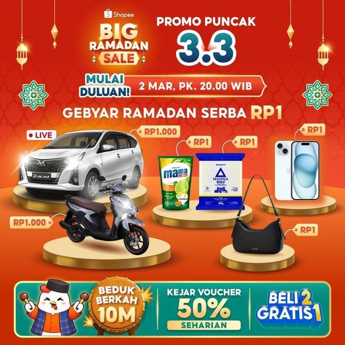 Shopee Big Ramadan Sale Hadirkan Puncak Kampanye 3 Maret 2026