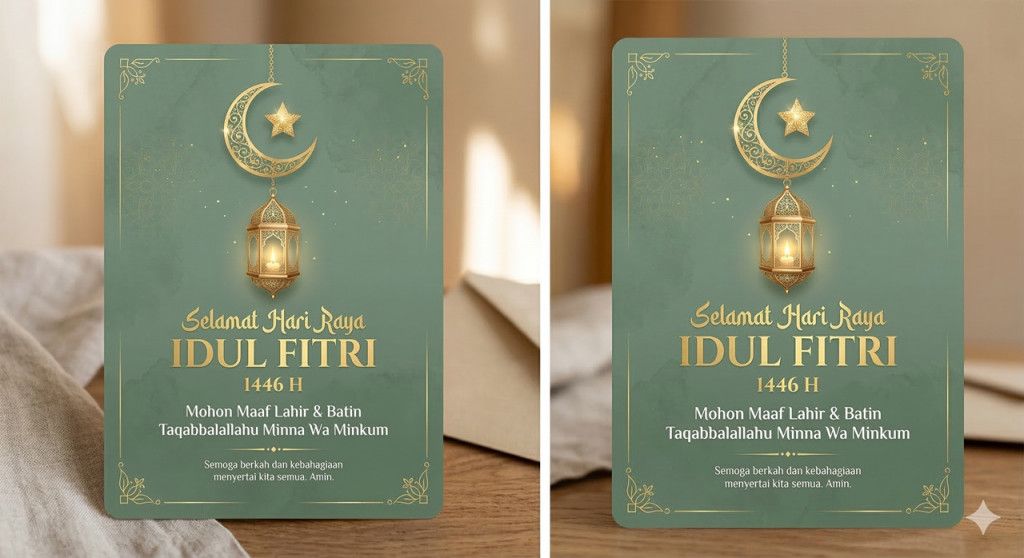 Kirim Kartu Lebaran 2026 Lebih Mudah dengan Prompt AI