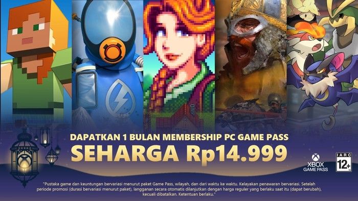 Promo PC Game Pass Tawarkan Akses Ratusan Game Berkualitas