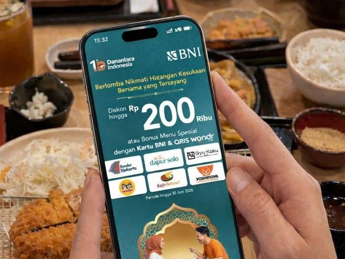 BNI Tawarkan Promo Bukber Diskon Rp 200.000 di Restoran