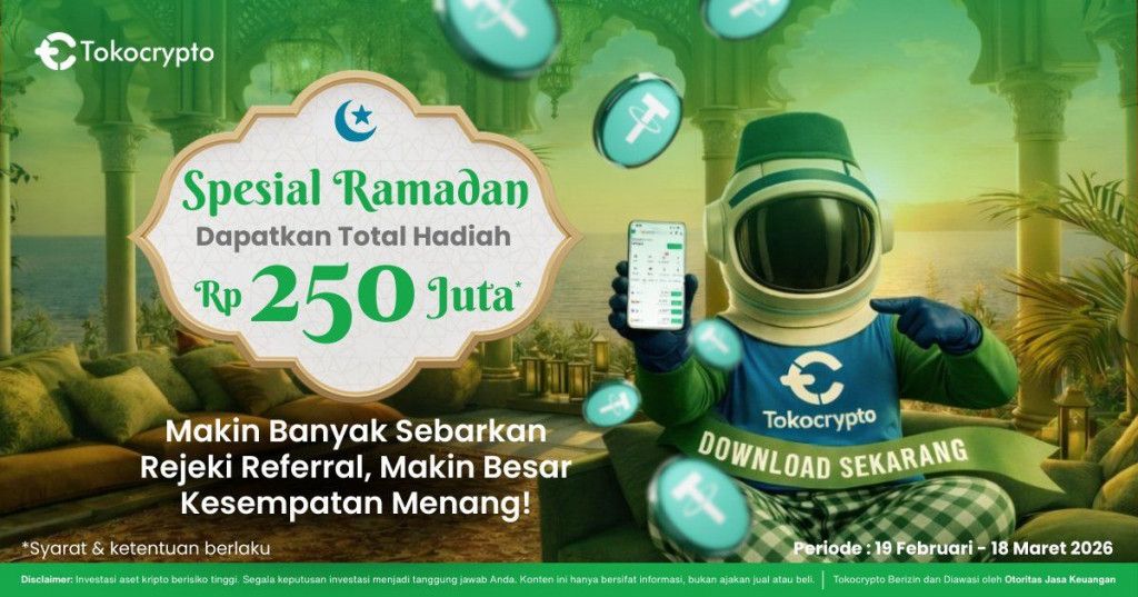 Tokocrypto Bagikan THR Ratusan Juta di Tengah Ramadan Effect