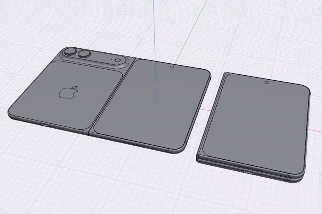 Render Bocorkan Desain iPhone Fold, Ponsel Lipat Apple?