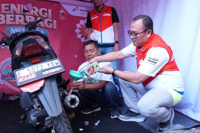 Pemudik Motor Bisa Istirahat di Lesehan Enduro Cirebon