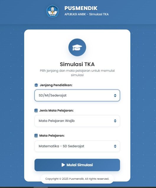Ikuti Simulasi TKA SD 2026: Latihan Soal Gratis Sekarang!