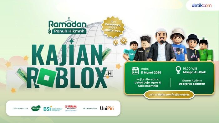 Kajian Roblox Berhadiah UC Rp 250 Ribu, Ini Cara Ikutnya