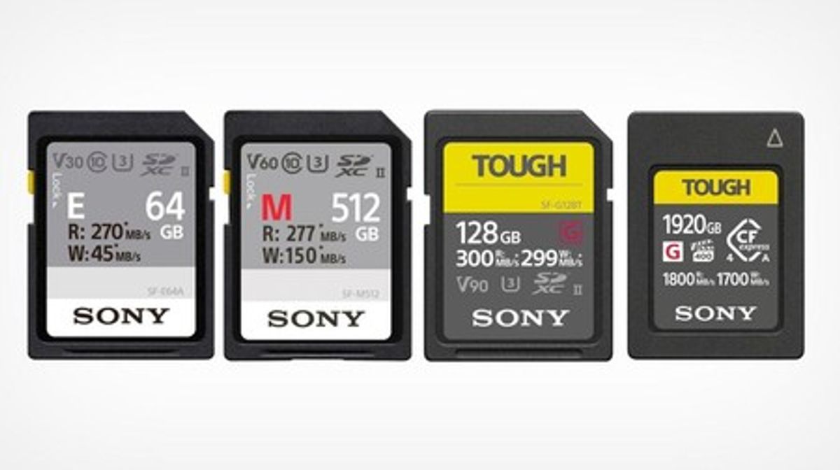 Krisis Semikonduktor, Sony Tangguhkan Penjualan Kartu Memori CFexpress dan SD