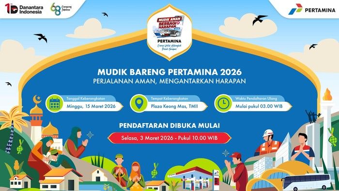 Pertamina Gelar Mudik Bareng 2026, Pendaftaran Dibuka 3 Maret