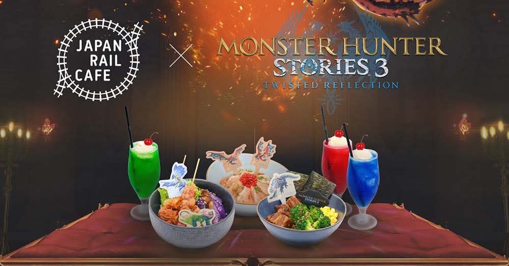 Capcom Kolaborasi Monster Hunter Stories dengan Japan Rail Cafe