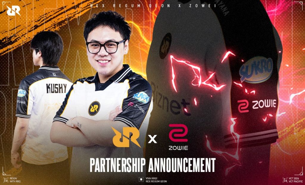RRQ Gandeng Zowie, Monitor XL2566X+ Jadi Andalan Esports