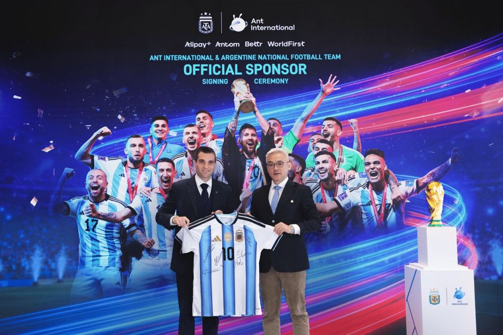 Ant International Jadi Sponsor Timnas Argentina di Asia