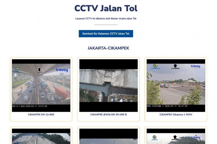 Cek Kondisi Tol Cikampek Via CCTV Sebelum Mudik