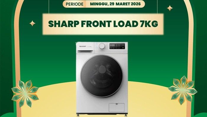 Transmart Full Day Sale: Diskon Mesin Cuci hingga Rp 1,7 Juta