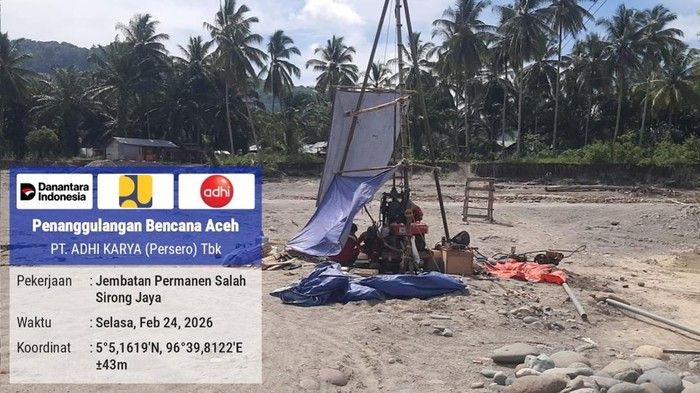 Kementerian PU Mulai Bangun Jembatan Permanen di Bireuen