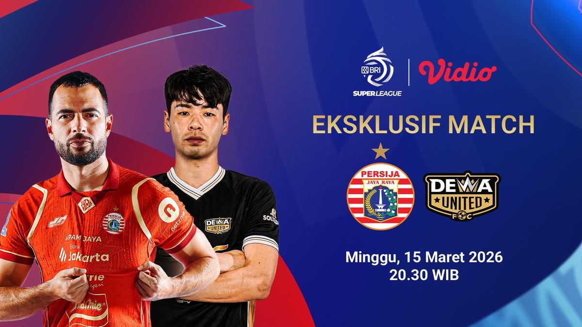Persija Jakarta vs Dewa United di BRI Super League 15 Maret 2026