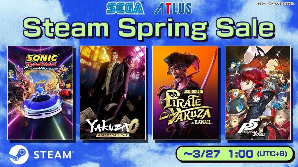 Sega Gelar Steam Spring Sale 2026, Diskon Game Hingga 70%