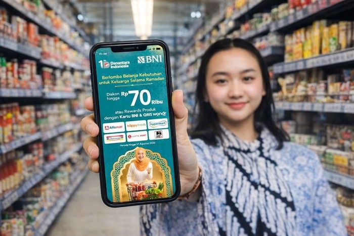 BNI Tawarkan Diskon Belanja Hingga Rp70.000 Selama Ramadan