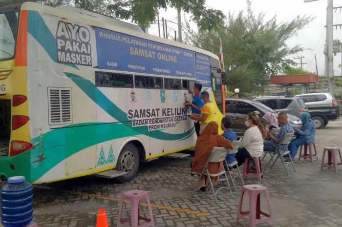 Bayar Pajak Kendaraan Riau Berhadiah Motor dan Emas