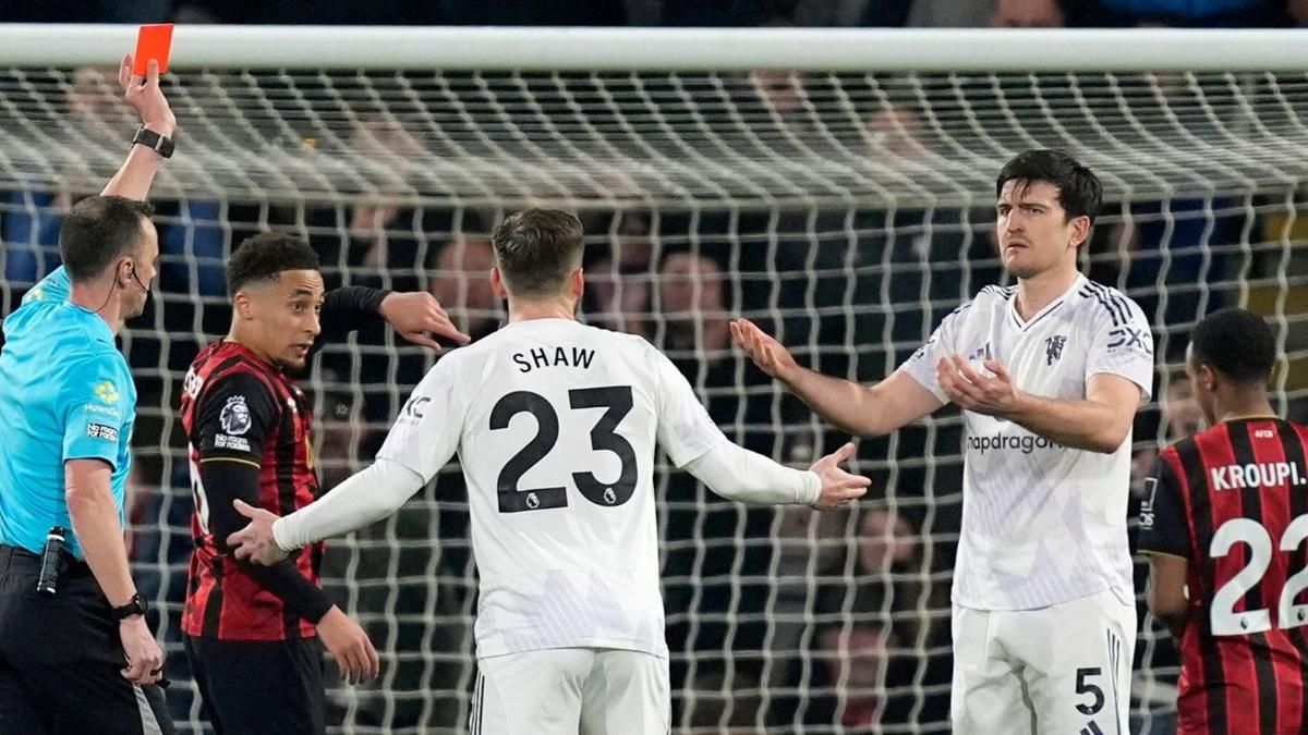 Maguire Dikartu Merah, MU Imbang Lawan Bournemouth