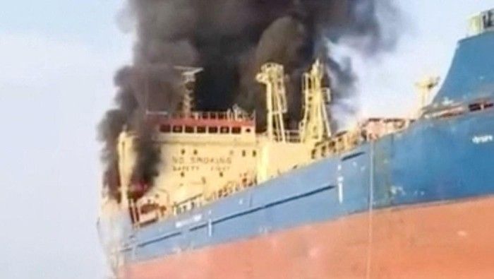 Kapal Tanker Berbendera Palau Diserang di Lepas Pantai Oman
