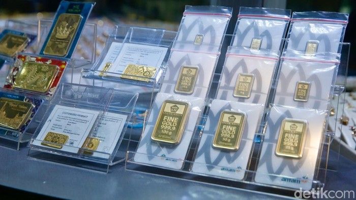 Harga Emas Antam Turun Jadi Rp 2.992.000 per Gram 16 Maret 2026