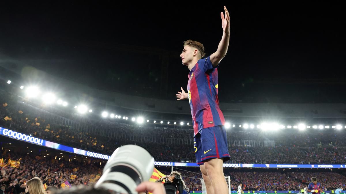 Fermin Lopez Ukir Sejarah di Liga Champions dengan Barcelona