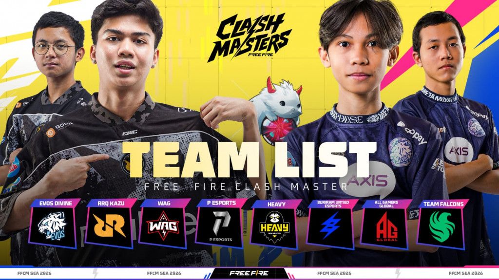 RRQ Kazu dan EVOS Divine Berlaga di FFCM SEA 2026 Spring