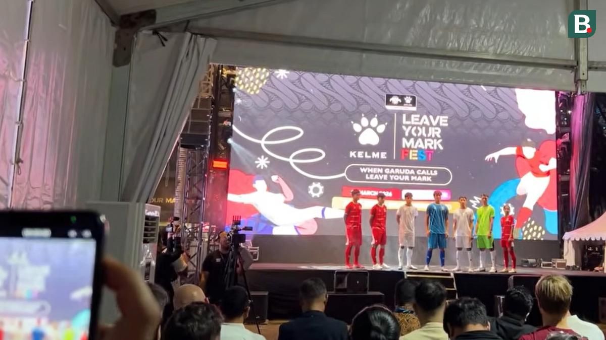 Kelme Rilis Jersey Baru Timnas Indonesia