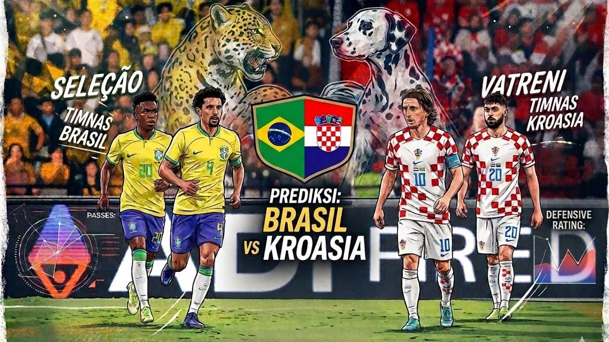Brasil Hadapi Kroasia dalam Uji Coba Jelang Piala Dunia 2026