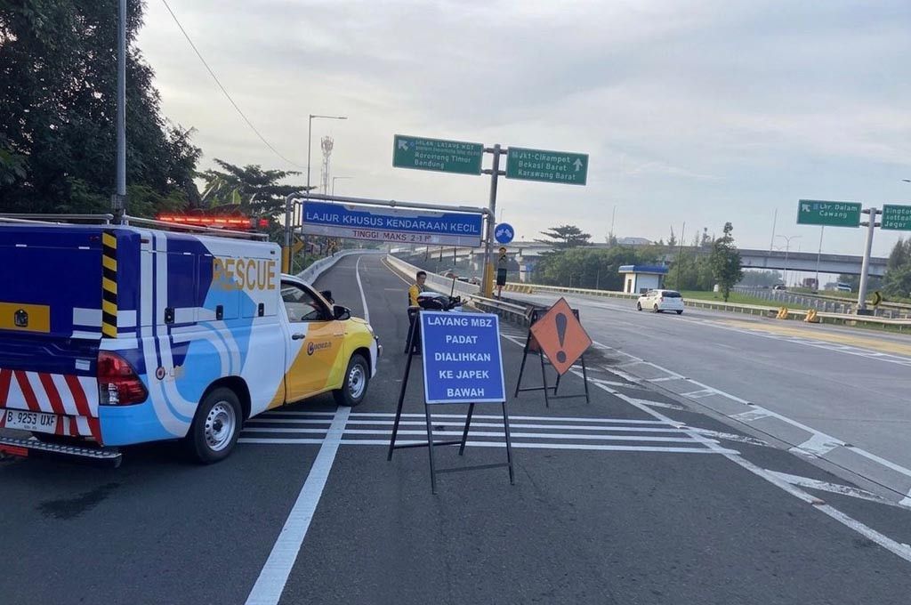 Tol MBZ Buka Tutup, Japek II Selatan Dibuka Saat Mudik 2026