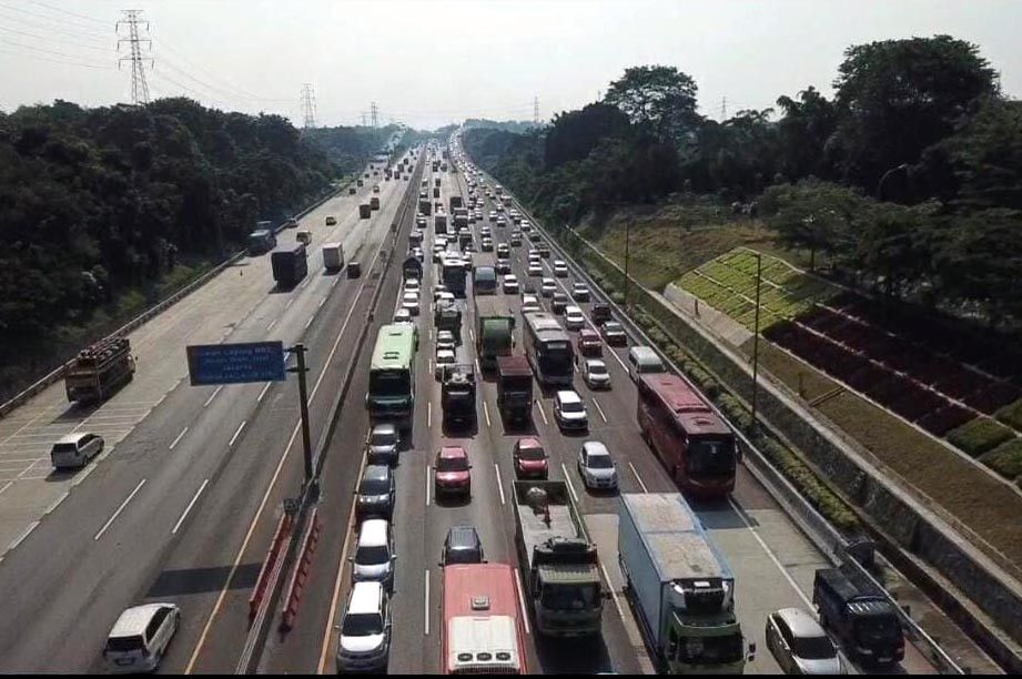 Volume Kendaraan di Tol MBZ Melonjak 200% pada 17 Maret 2026