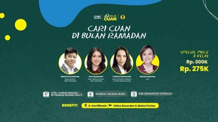 CNBC Indonesia Gelar Kelas Cuan Online Edisi Ramadan